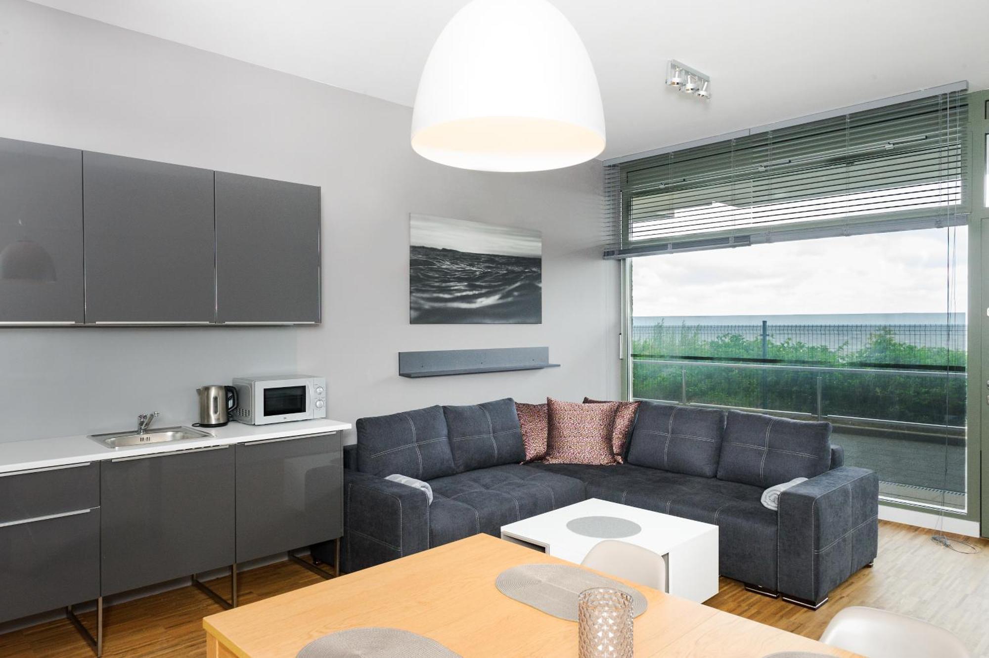 Apartament Blue I Grey Na Klifie Устроне-Морське Екстер'єр фото